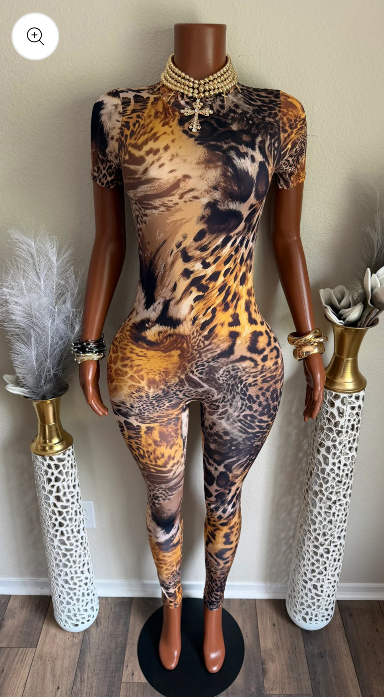 MULTI PRINT HALTER JUMPSUIT