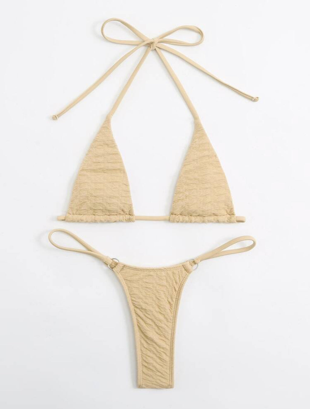 Summer Beach Triangle Thong Bikini Set