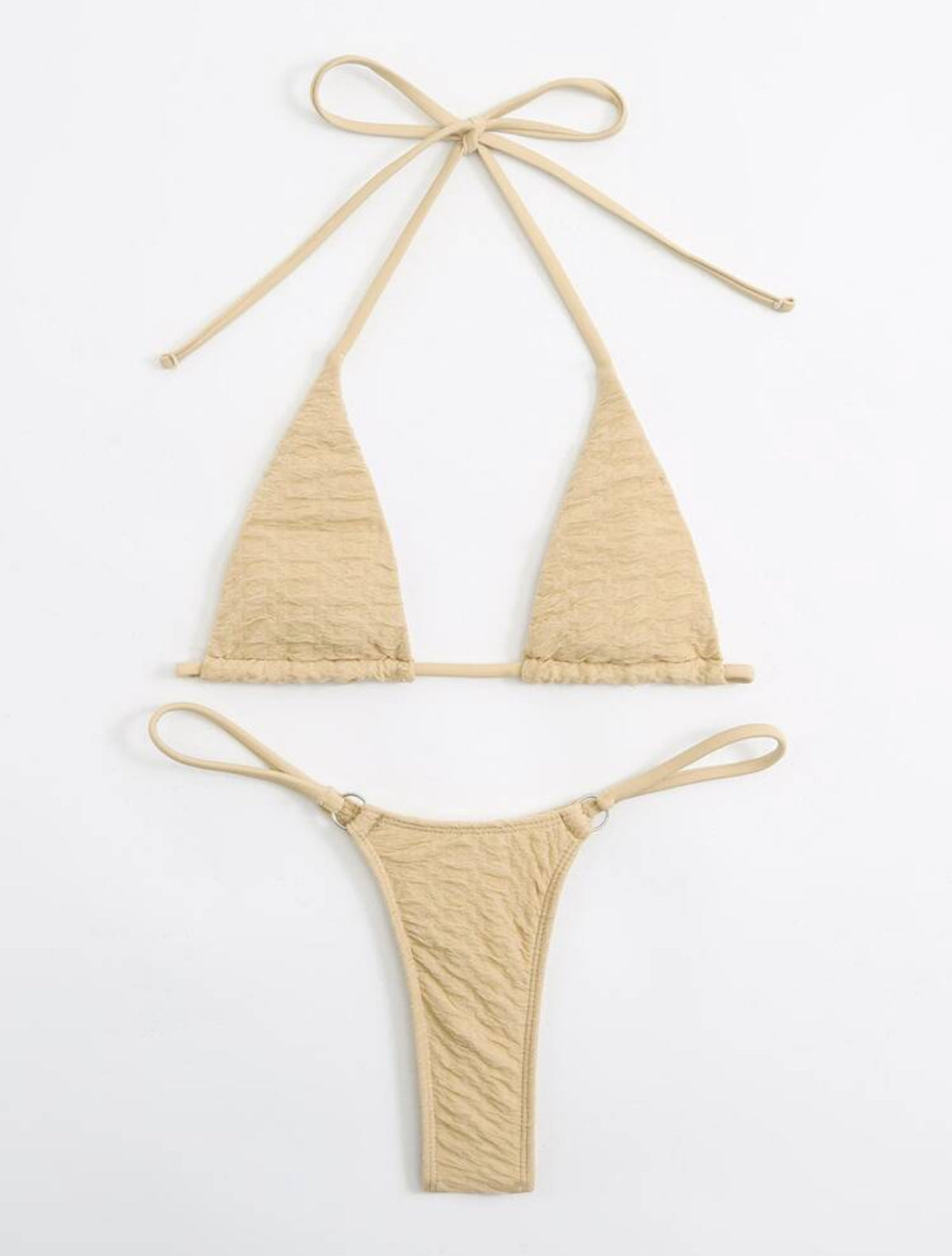 Summer Beach Triangle Thong Bikini Set
