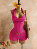 HALTER SEASHELL ROMPER