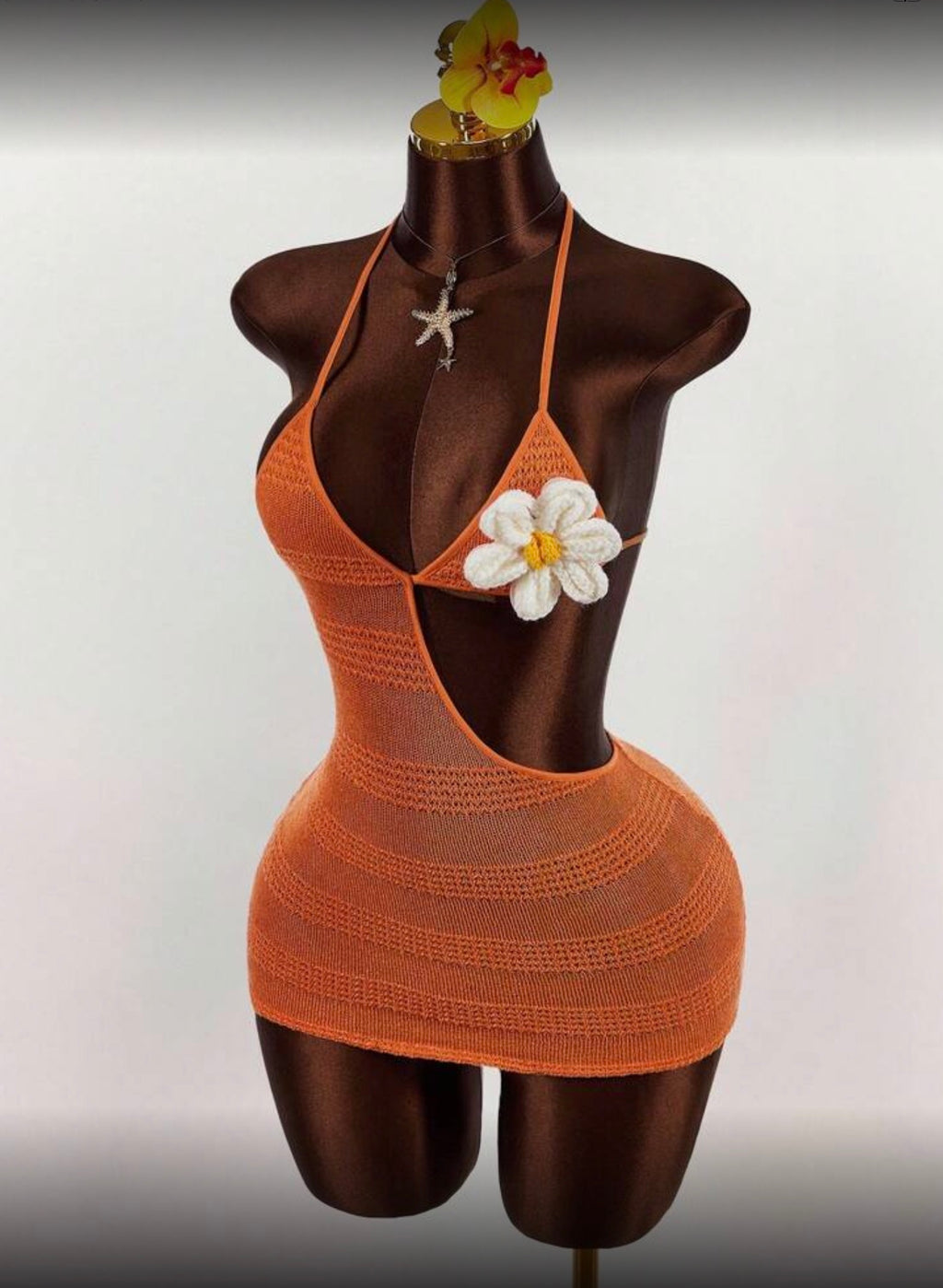 Crochet Mini Dress