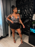 FRILL MESH SKIRT