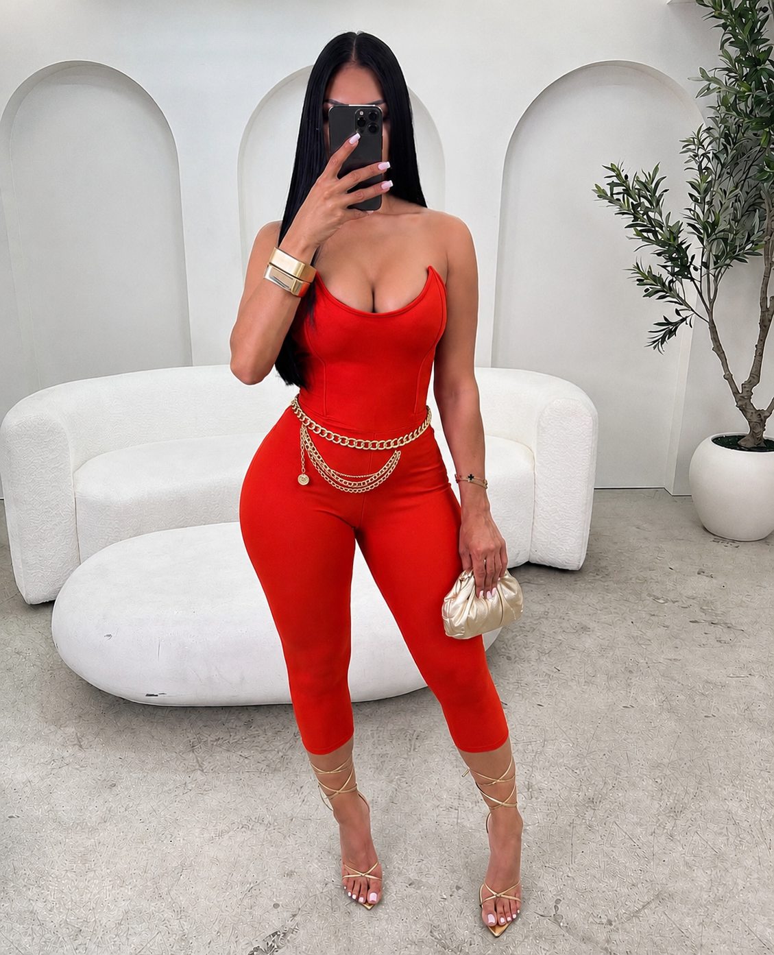 TUBE CORSET JUMPSUIT