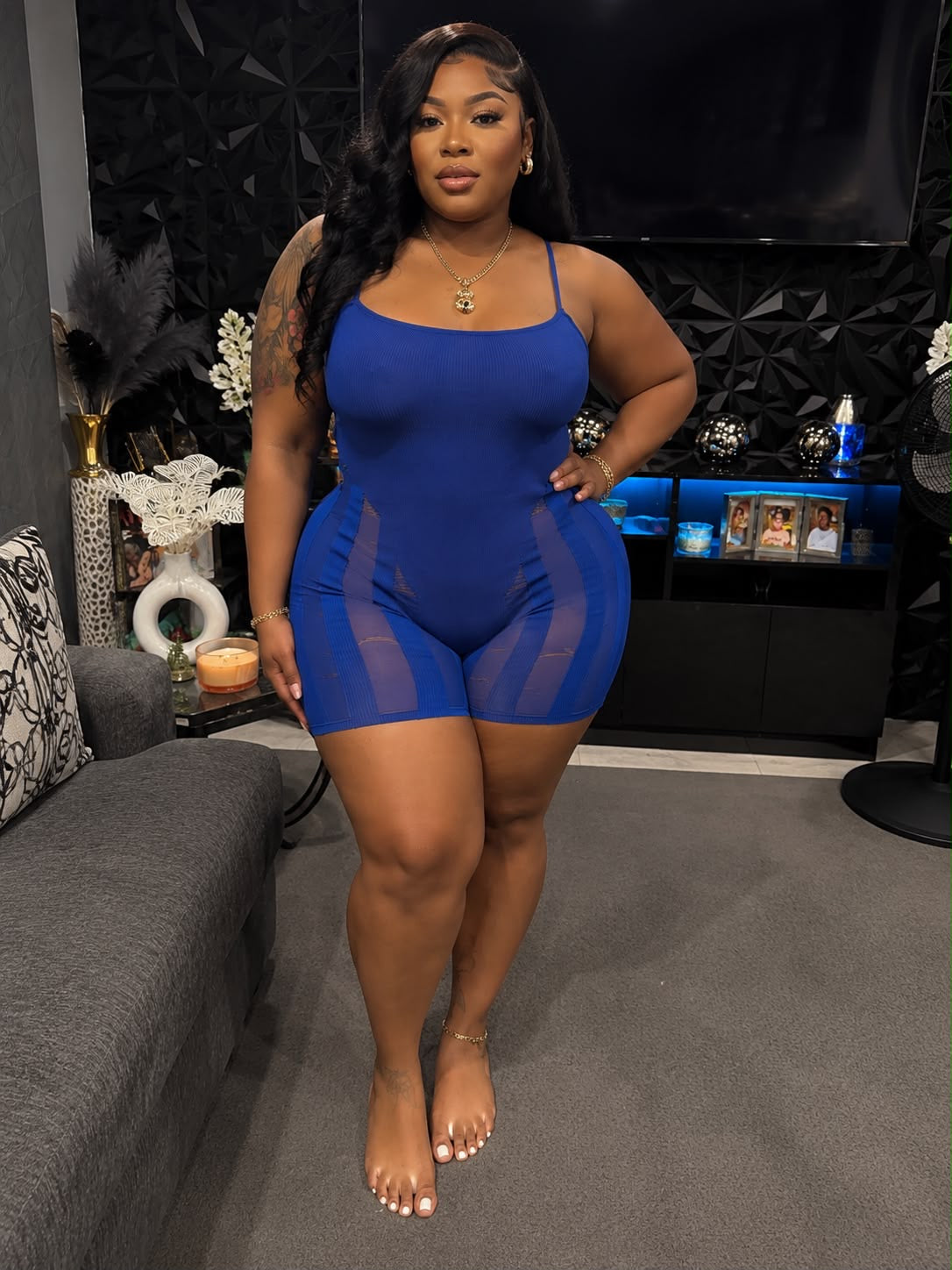 CAMI TORN ROMPER