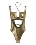 METALLIC ONE PIECE SWIM SUIT