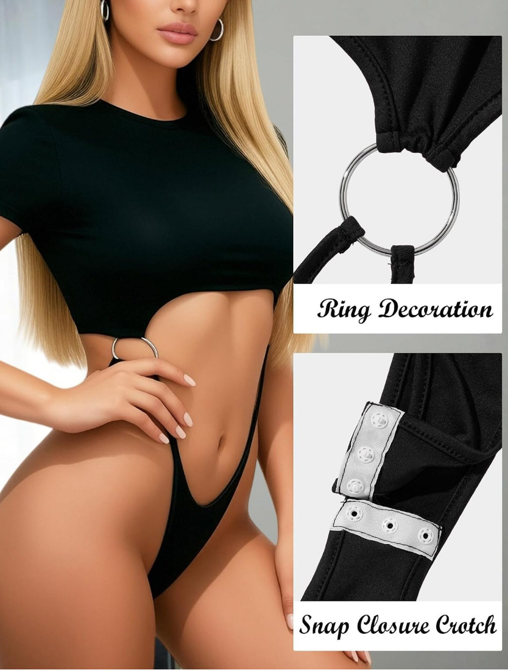 RING ONE PIECE SWIM SUIT