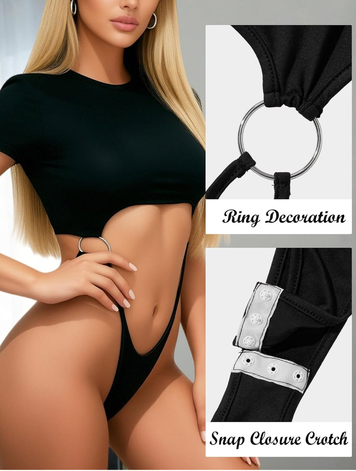 RING ONE PIECE SWIM SUIT