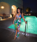 TROPICAL MAXI DRESS