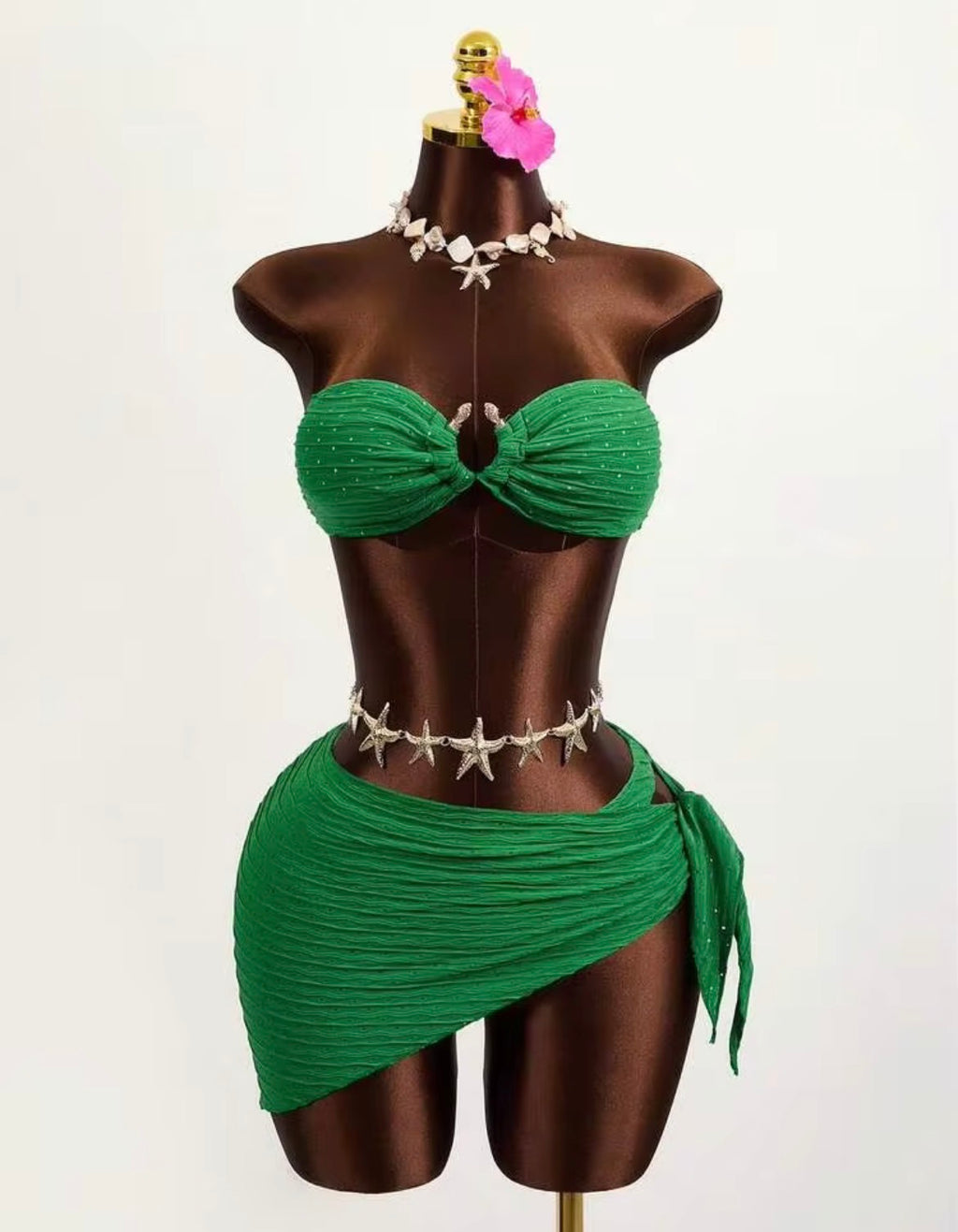 STRAPLESS 3PC SWIM SET