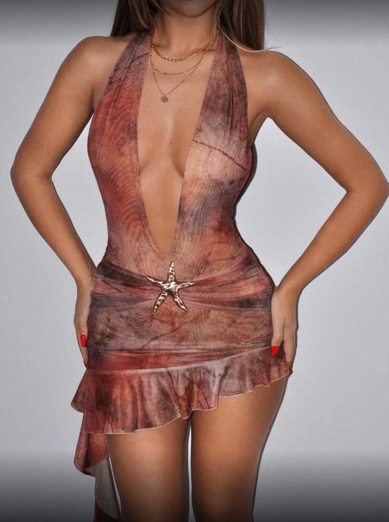 Backless Mini Romper