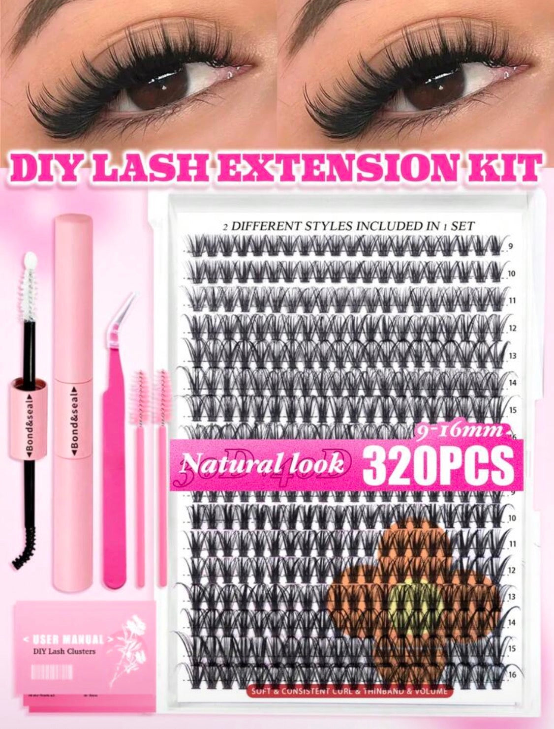 Individual Lash Clusters