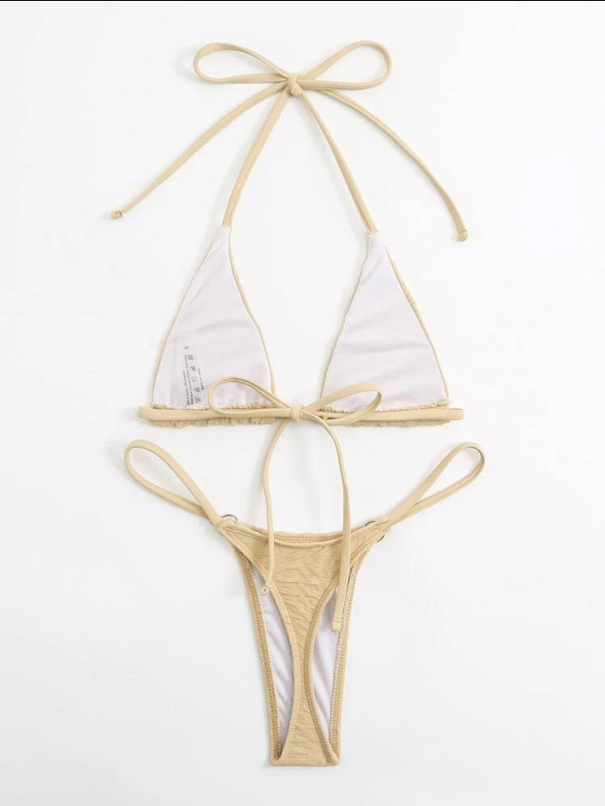 Summer Beach Triangle Thong Bikini Set