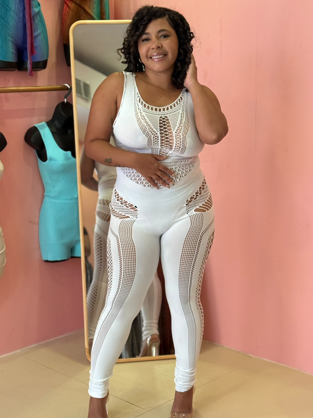 CREW NECK JUMPSUIT